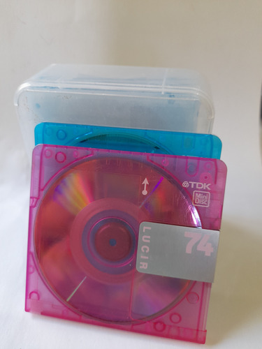 Tdk Minidisc Md - 5 Unidades - 74 Minutos, Virgem, Box Com 5 (Usado)
