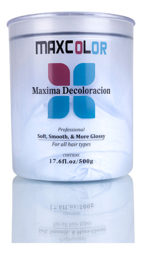 Polvo Decolorante Cabello Maxcolor Peluqueria 500 Gr 