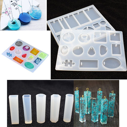 Kit De Molde De Resina Epóxi De 184 Peças Para Chaveiros
