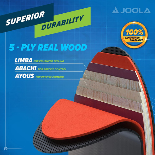 Raqueta De Tenis De Mesa Joola 59171-p Azul Claro, Gris, ...