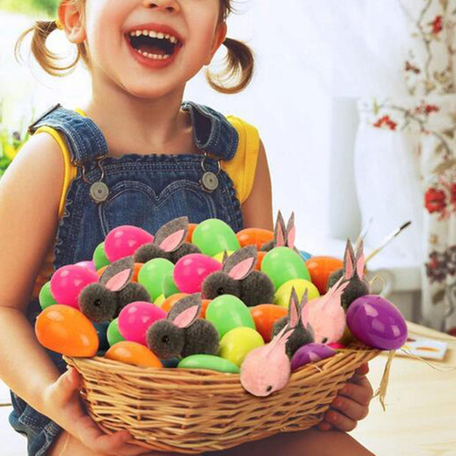- Huevos De Pascua Con Conejitos De 26 Huevos De Conejo