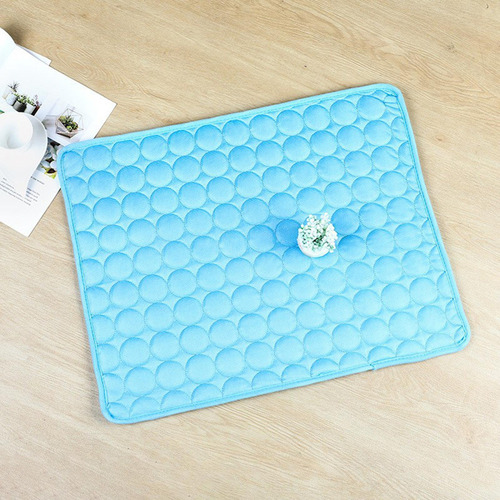 Fe Alfombrilla Refrigeración Para Perros Cojín Azul S
