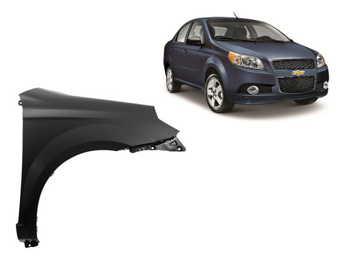 Guardabarro Delantero Chevrolet Aveo 2012 2013 2014 G3 Derec