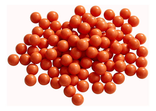Pellets De Paintball. Calibre 50 (100 Unidades) Naranja