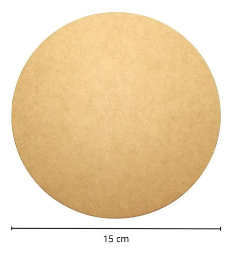 100 Circulos De Madera Mdf 3mm Corte Láser Diametro 15cm