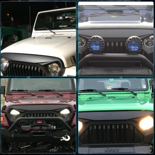 Imagen 8 de 10 de Parrilla Jeep Wrangler Tj 97 - 06 Enojado Angry Bird Rubicon