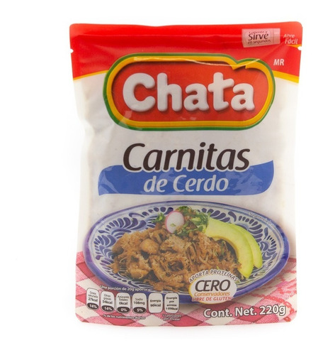Carnitas De Cerdo Chata Pouch 220 Gr 4 Pack Ipg