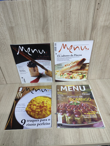 Coleção Revista Menu 28 Volumes + Gourmet Life Brinde