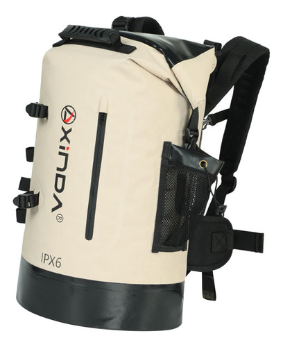 Bolsa Seca Impermeable, Mochila Con Correas Para 20l Caqui