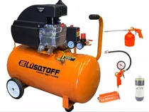 Comprar Compresor Aire 2,5 Hp 50 Litros Lts Lusqtoff Lc-2550bk +kit 