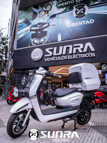 Moto Electrica Sunra Caguu Para Delivery + Envio Y Casco / G