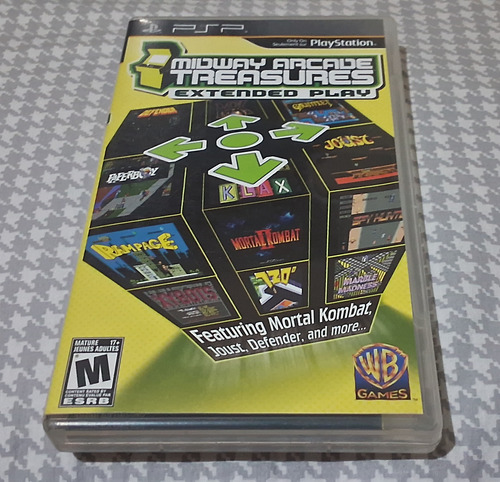 Midway Arcade Treasures Extended Play  Black Label Orig. Psp