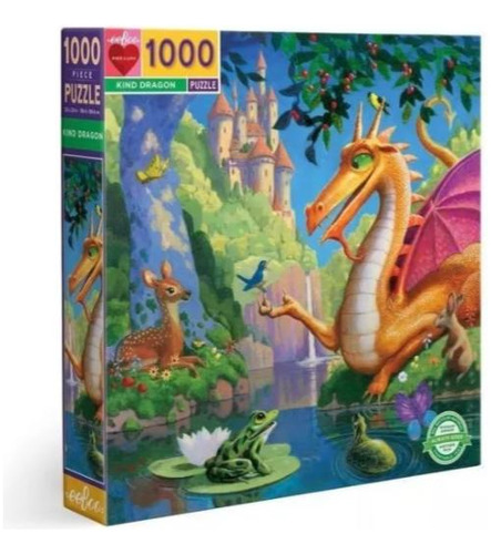 Puzzle Rompecabezas 1000 Piezas Eebo Gentil Dragon