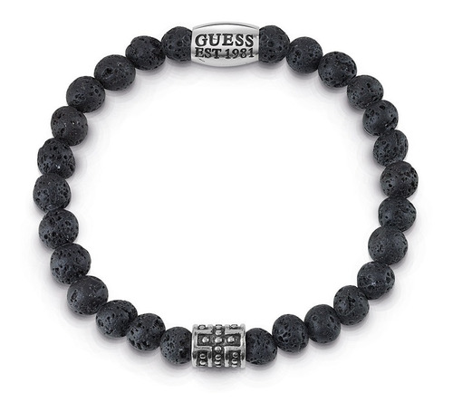 Pulsera Para Hombre Guess Guess Intense Color Plata Umb85019