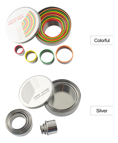 Alta Calidad Juego De Moldes For Cocina, Tamaño Postre,