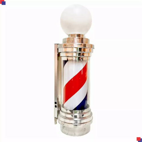 Luminoso Luz Barberia. Farol Giratorio. Retro. Premium!