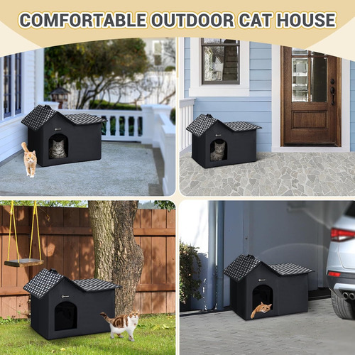 Casa Para Gatos Miu Color, Aislada, Impermeable, 20x13.8x16