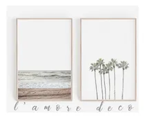 Comprar Cuadros Modernos Caballos Set X2 Con Marco + Vidrio 40x60