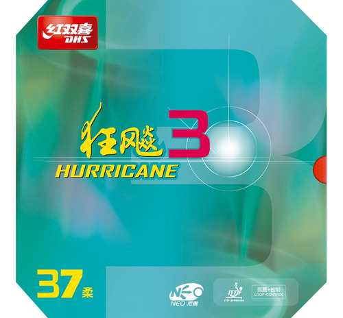 Borracha Hurricane 3 Neo 37º - Dhs Cor Vermelho
