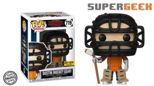 Figura de acción Dustin Henderson Hockey Gear de Funko Pop! Television