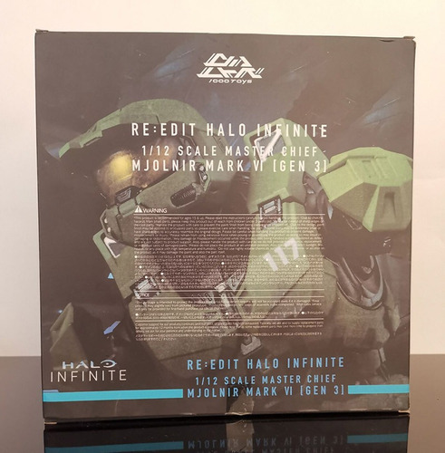 Modelo Móvel Halo 5 Master Chief Halo Halo 1/12 Yiyi