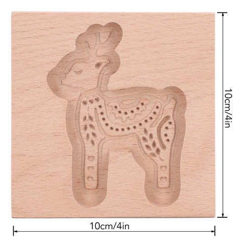 Molde Tallado, Molde De Madera, Pan De Jengibre Para Cocina