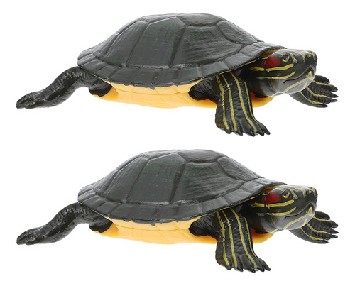 Decoración Artificial Con Forma De Tortuga Marina, 2 Unidade