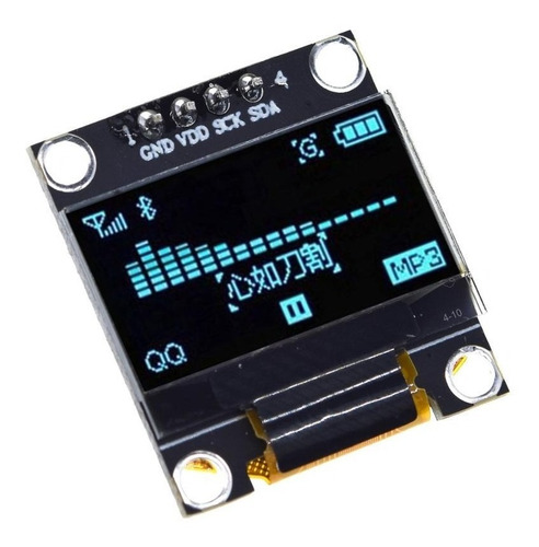 Imagen 3 de 3 de Pantalla Lcd 128x64 Oled 0.96 Para Arduino 4 Pin