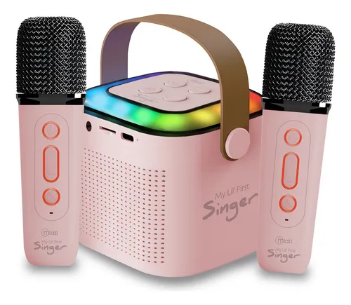 Parlante My Lil First Singer Luz Rgb 2 Mic Inalam Mlab 09395