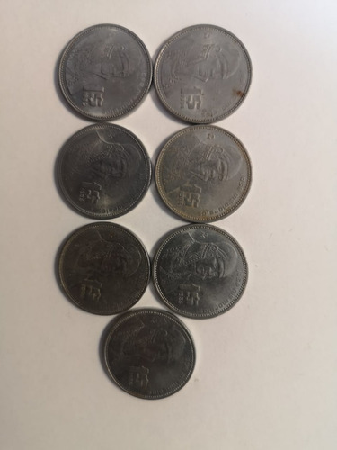 Moneda Jose Ma Morelos De 1 Peso De 1984 Y 1985
