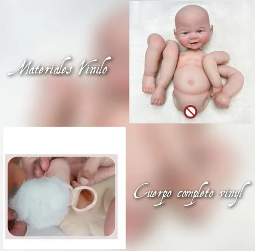Bebé Reborn Original Vinilo Cuerpo Completo Lorena Doll