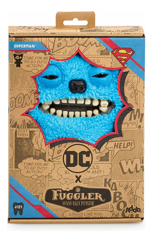 O Peluche Fuggler Dc Comics Serie Superman Con Dientes