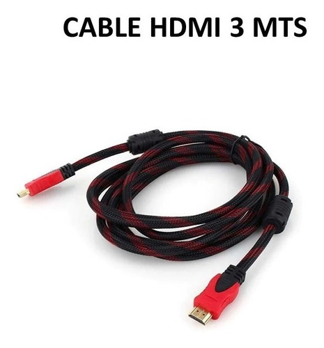 Cable Hdmi Reforzado 3 Mts