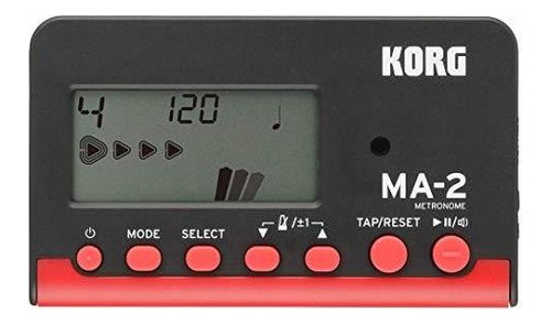 Korg Ma-2 - Metronomo Compacto Color Rojo