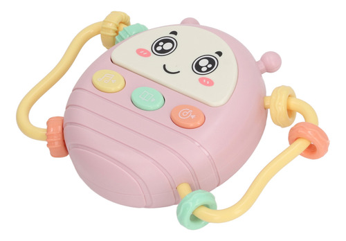 Tambor Musical Educativo Rosa 3 En 1 Para Bebés Con Sonido P