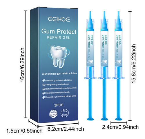 Gel Reparador De Dientes, Repara Las EncĂas Inflamadas, Limp