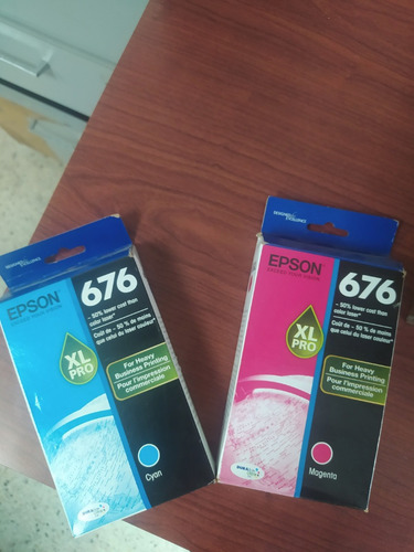 Cartuchos Originales Epson 676xl Workforce 4020 Sellados