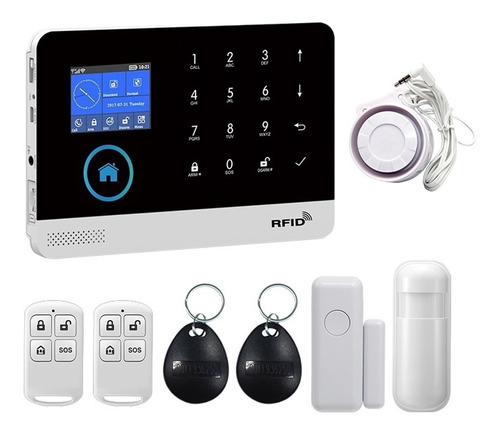 433mhz Inalámbrico Wifi Gsm Sistema De Alarma De Seguridad