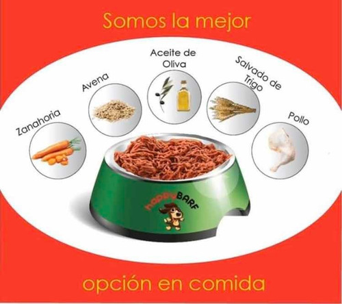 Dieta Barf Bajo En Grasa Con Fibra 500 G - kg a $28
