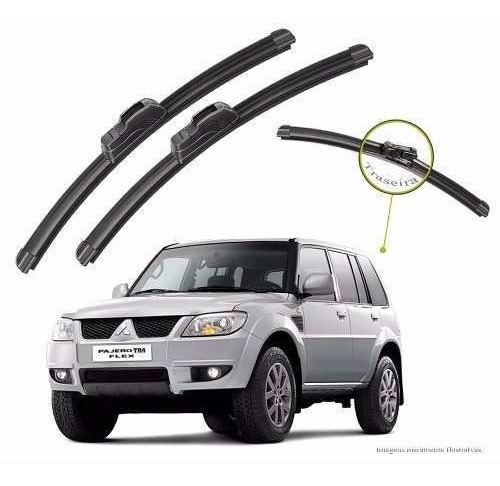 Kit Palheta Pajero Tr4 Limpador Parabrisa Dianteiro Traseiro