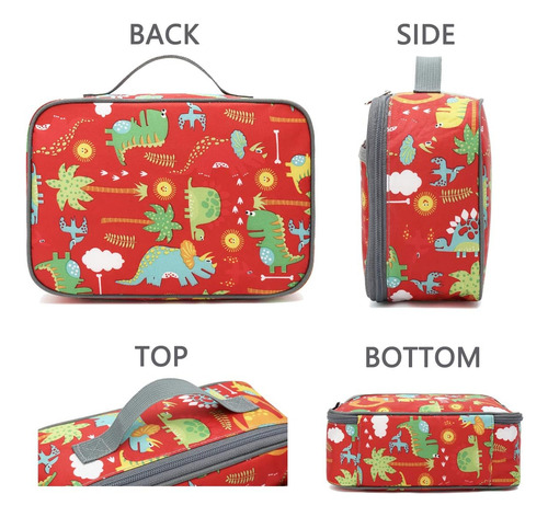 Bolsa Lanchera Flowfly Dinosaurio Y Coco