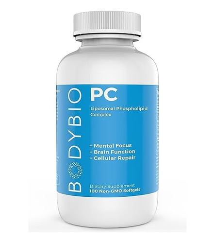 Bodybio Pc Complejo De Fosfolípidos 100caps Salud Celular