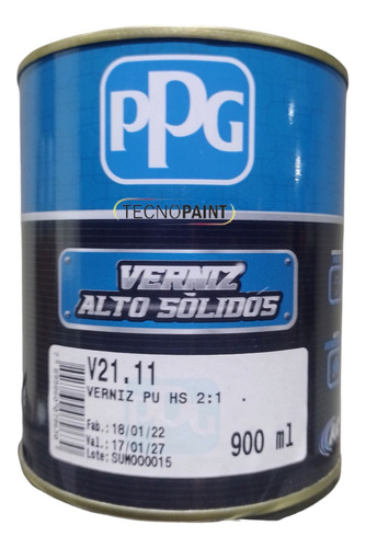 Barniz Clear Ppg V21 2a1 Poliuretano 900cc 