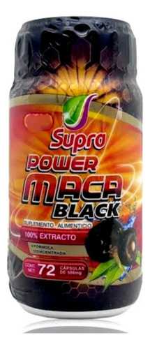 Power Maca Black Maca Peruana 100% Extracto Cápsulas Sabor Sin Sabor