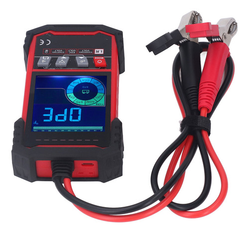 P Probador De Capacidad De Batería, 12 V, 24 V, Pantalla A