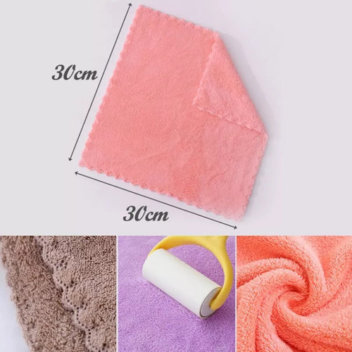 Sh 20 Toalla Facial Suave Microfibra Superabsorbente 30x30