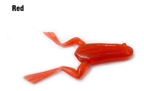 Kit 2 Iscas Artificial Frog Monster 3x Sapinho Sapo 2 Anzol Cor Red