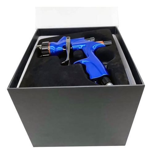Pistola De Pintura Profissional Lvmp Webkits Tbs555 1.3mm Cor Azul