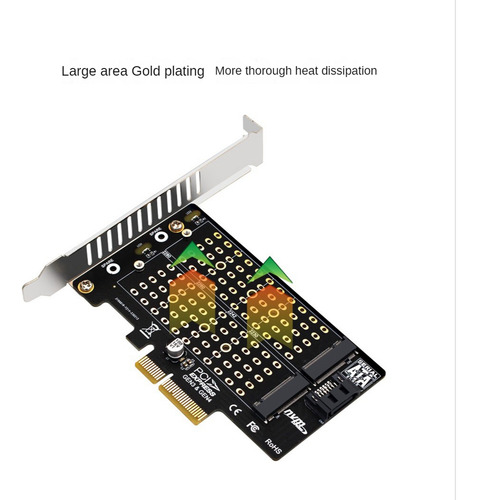 Adaptador M.2 Nvme Ngff Ssd Para Pcie Sata M Key B Key B+m K