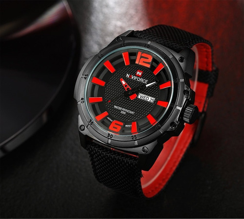 Reloj Hombre Naviforce Nf9066 Día Padre Calendario Completo